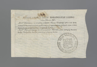 Personal notice of national tax, Governor of the City of Warsaw, National Government, securities,