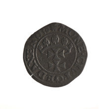 Gdansk szelag, Sigismund I the Old (King of Poland; 1506–1548). Obverse: Eagle of Royal Prussia, in