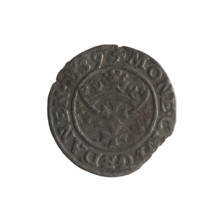 Gdansk szelag, Sigismund I the Old (King of Poland; 1506–1548). Polish coin, 1539. Obverse: Eagle
