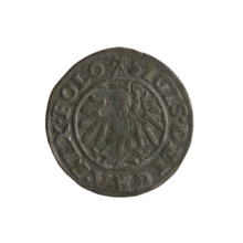 Gdansk szelag, Sigismund I the Old (King of Poland; 1506–1548). Polish coin (Gdansk), 1539. Obv.: