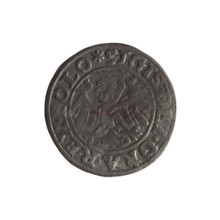 Gdansk szelag, Sigismund I the Old (King of Poland; 1506–1548). Obverse: Eagle of Royal Prussia, in