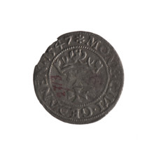 Gdansk szelag, Sigismund I the Old (King of Poland; reign 1506–1548). Obverse: Eagle of Royal