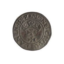 Gdansk szelag, Sigismund I the Old (King of Poland; 1506–1548). Obv.: Eagle of Royal Prussia; in