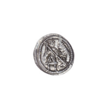 denarius, Boleslaw III Krzywousty (prince of Poland; 1086–1138), allegories, spearhead (issue