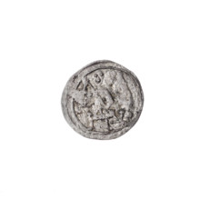 Denarius, Boleslaw III Krzywousty (prince of Poland; ca. 1086–1138). Obverse: in a beaded border, a