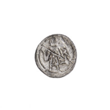 denarius, Boleslaw III Krzywousty (prince of Poland; 1086/1107–1138), allegories, equal-armed cross
