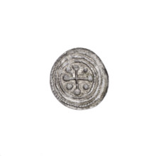 denarius, Boleslaw III Krzywousty (prince of Poland; 1086–1138), allegories, equal-armed cross