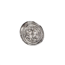 Denarius of Boleslaw III Krzywousty (prince of Poland; ca. 1086–1138). Romanesque coin, ca.