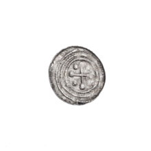 Denarius of Boleslaw III Krzywousty (prince of Poland; ca. 1086–1138), ca. 1125–1138. Obverse (in