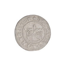Crown half-grosz, Sigismund I the Old (King of Poland; 1506–1548). Obverse: Polish crowned eagle