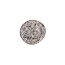 denarius, Boleslaw III Krzywousty (prince of Poland; 1086–1138), allegories, equal-armed cross,