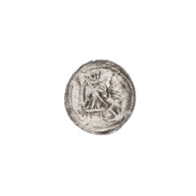 denarius, Boleslaw III Krzywousty (prince of Poland; 1086–1138), allegories, spearhead (issue