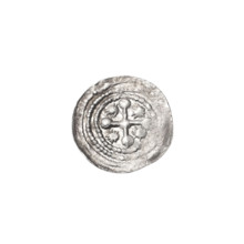 Denarius of Boleslaw III Krzywousty (prince of Poland; ca. 1086–1138), ca. 1125–1138. Obverse: in