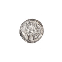 Denarius, Boleslaw III Krzywousty (prince of Poland; 1086–1138). Obverse: in beaded border, a