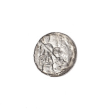 Denarius of Boleslaw III Krzywousty (prince of Poland; ca. 1086–1138), ca. 1125–1138. Obverse: in a
