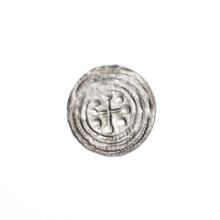 denarius, Boleslaw III Krzywousty (prince of Poland; 1086–1138), allegories, spearhead (issue