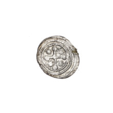 Denarius of Boleslaw III Krzywousty (prince of Poland; ca. 1107–1138), ca. 1125–1138. Obverse: in a
