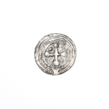 denarius, Boleslaw III Krzywousty (prince of Poland; 1086–1138), allegories, equal-armed cross,