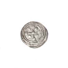 denarius, Boleslaw III Krzywousty (prince of Poland; 1086–1138; reign 1107–1138), allegories,