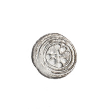denarius, Boleslaw III Krzywousty (prince of Poland; 1107–1138), allegories, equal-armed cross,