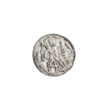 denarius, Boleslaw III Krzywousty (prince of Poland; 1107–1138), allegories, equal-armed cross,