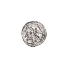 denarius, Boleslaw III Krzywousty (prince of Poland; 1086–1138), allegories, chain mail, spearhead