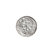 denarius, Boleslaw III Krzywousty (prince of Poland; 1086–1138/ruled 1107–1138), allegories,