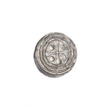 denarius, Boleslaw III Krzywousty (prince of Poland; 1086–1138), allegories, equal-armed cross,