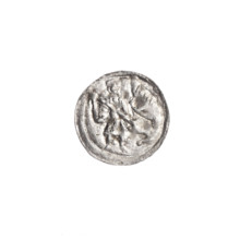 denarius, Boleslaw III Krzywousty (prince of Poland; 1086–1138), allegories, spearhead (issue