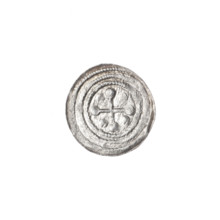 denarius, Boleslaw III Krzywousty (prince of Poland; 1086–1138), allegories, spearhead (issue