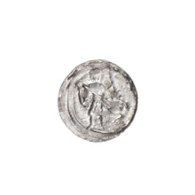 denarius, Boleslaw III Krzywousty (prince of Poland; 1086–1138), allegories, spearhead (issue