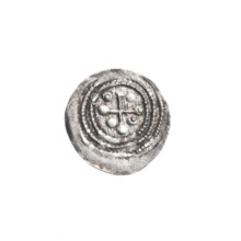 Denarius, Boleslaw III Krzywousty (prince of Poland; 1086–1138). Obverse: in the beaded border, a