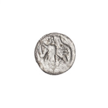 Denarius, Boleslaw III Krzywousty (prince of Poland; 1086–1138). Romanesque style coin, ca.