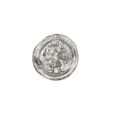 denarius, Boleslaw III Krzywousty (Prince of Poland; 1107–1138), obverse: in the beaded border a