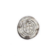 denarius, Boleslaw III Krzywousty (Prince of Poland; 1086–1138), allegories, crosses, equal-armed