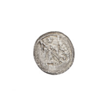 denarius, Boleslaw III Krzywousty (prince of Poland; 1086–1138), allegories, spearhead (issue