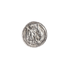 denarius, Boleslaw III Krzywousty (prince of Poland; 1086–1138), allegories, spearhead (issue