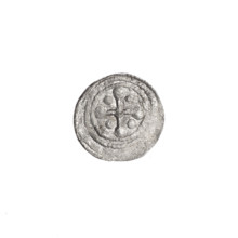 denarius, Boleslaw III Krzywousty (prince of Poland; 1107–1138), allegories, spearhead (issue