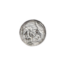 Denarius of Boleslaw III Krzywousty (prince of Poland; ca. 1107–1138). Obverse: within a linear