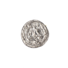 Denarius of Boleslaw III Krzywousty (prince of Poland; 1107–1138). Obverse: in the linear border, a