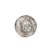 denarius, Boleslaw III Krzywousty (prince of Poland; 1086–1138), allegories, equal-armed cross,