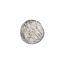 denarius, Boleslaw III Krzywousty (prince of Poland; 1086-1138), allegories, spearhead (issue