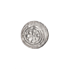 denarius, Boleslaw III Krzywousty (prince of Poland; 1086–1138), allegories, equal-armed cross,