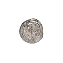 Denarius, Boleslaw III Krzywousty (prince of Poland; 1107–1138), Romanesque style, ca. 1125–1138.