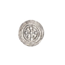 denarius, Boleslaw III Krzywousty (prince of Poland; 1086–1138), allegories, crosses, equal-armed