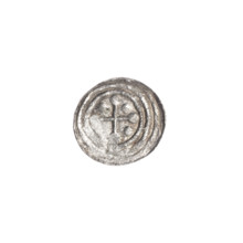 denarius, Boleslaw III Krzywousty (prince of Poland; 1107–1138), allegories, spearhead (issue