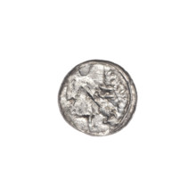 Denarius of Boleslaw III Krzywousty (prince of Poland; ca. 1086–1138). Obverse: within a linear