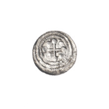 Denarius, Boleslaw III Krzywousty (prince of Poland; ca. 1086–1138). Obverse: in a linear border, a
