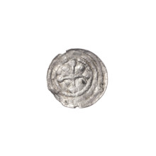 denarius, Boleslaw III Krzywousty (prince of Poland; 1107–1138), allegories, chain mail