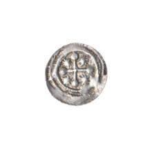 denarius, Boleslaw III Krzywousty (prince of Poland; 1086-1138), allegories, equal-armed cross,